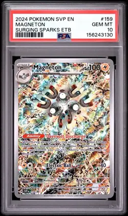 The Pokemon Company Magneton PSA 10 Sv: Scarlet & Violet Promo 159 Holo EN 2024 - Image 1