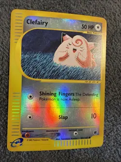 Pokemon TCG Clefairy 101/165 Reverse Holo Expedition, NM - Image 2
