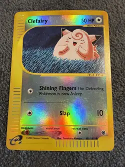 Pokemon TCG Clefairy 101/165 Reverse Holo Expedition, NM - Image 4