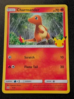 Charmander 009/025 Promo McDonald's 25th Anniversary Promos Pokemon Near Mint - Image 3