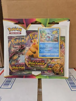Vivid Voltage Vaporeon 3 Pack Blister – Sword & Shield Pokemon Sealed Lot Of 2 - Image 3