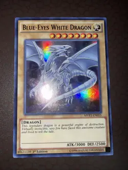 Yu-Gi-Oh! Blue-Eyes White Dragon -MVP1-EN055- Ultra Rare - 1st Edition NM! - Image 1