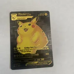 Pikachu Vmax 310hp G Max Black Foil Fan Art Card Full Crash 🔥🔥🔥 - Image 1