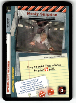 The X-Files CCG: The Truth is Out There Card UC Nasty Surprise - Image 1