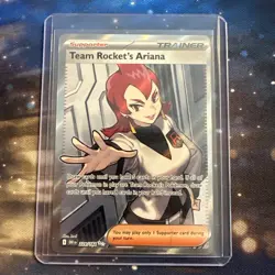 Pokemon TCG Destined Rivals Team Rockets Ariana Full Art Card 224 - Image 1