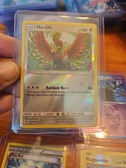 Pokemon TCG 6 CARD REVERSE HOLO CARD LOT INCL HO-OH, POLIWHIRL, CLEFAIRY - Image 4