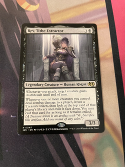 MTG - REV TITHE EXTRACTOR - RARE - NM - J25 - ANIME - Image 1