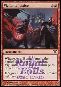 Vigilante Justice 3x FOIL AVR MTG Avacyn Restored Uncommon MINT red - Image 1