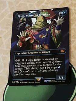 MTG Magic Gathering Final Fantasy Gogo, Master of Mimicry Borderless Surge Foil - Image 1
