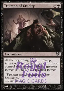 Triumph of Cruelty 3x FOIL AVR MTG Avacyn Restored Uncommon MINT black - Image 1