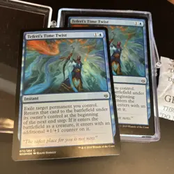 FOIL Teferi's Time Twist - MTG War of the Spark NM - Image 1