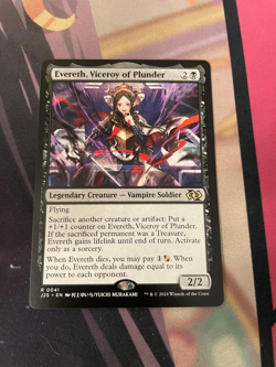 MTG - EVERETH VICEROY OF PLUNDER - RARE - NM - J25 - ANIME - Image 1