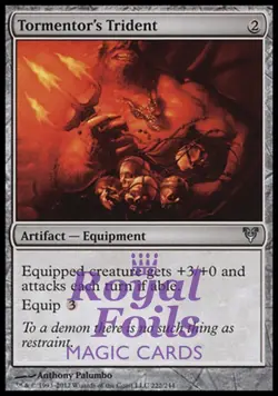 Tormentor's Trident 3x FOIL AVR MTG Avacyn Restored Uncommon MINT artifact - Image 1