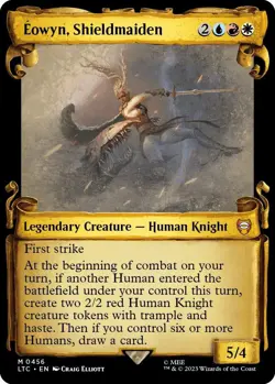 MTG Eowyn, Shieldmaiden 456 Mythic Showcase Scrolls LTC - Image 1