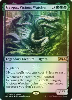 MTG Gargos, Vicious Watcher Resale Foil ** Core Set 2020 Promos ** English - Image 1