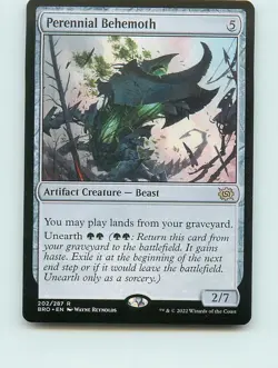 Perennial Behemoth - R202 - MTG - The Brothers' War (BRO) - Image 1