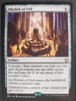 Obelisk of Urd - Commander Zendikar Rising *NM* Near Mint MTG - Image 1