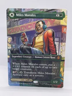 Magic The Gathering -Miles Morales (0200) (Borderless) Marvel's Spider-Man (SPM) - Image 1