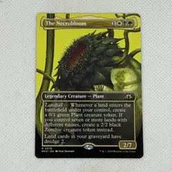 MTG MH3 | The Necrobloom 0378 | Rare Borderless Modern Horizons 3! - Image 1
