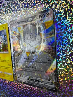 Pokemon TCG: Cosmos Holo Promo SM09 Togedemaru; 149/217 Togedemaru ex - Image 3