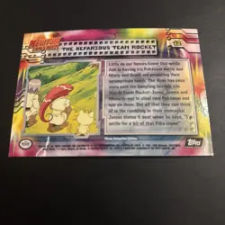 Pokemon TCG The Nefarious Team Rocket Pokemon Topps Mewtwo Strikes Back 12 Foil - Image 2