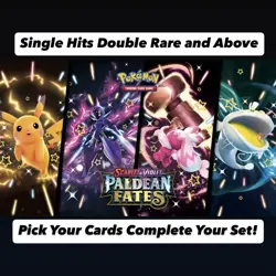 Pokemon Scarlet & Violet Paldean Fates Singles You Pick! Illustration Rare EX - Image 2