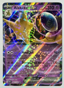Pokemon TCG: Alakazam ex - 065/165 - 2023 Scarlet & Violet: 151 SV3.5:MEW RR - Image 1