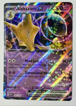 Pokemon TCG: Alakazam ex - 065/165 - 2023 Scarlet & Violet: 151 SV3.5:MEW RR - Image 3