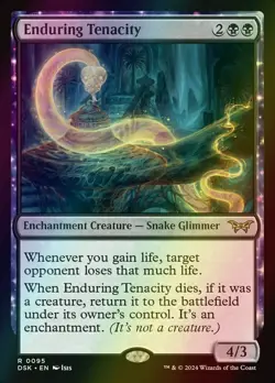 MTG Enduring Tenacity Foil ** Duskmourn: House of Horror ** English - Image 1