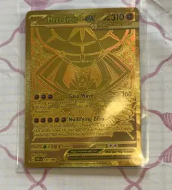 Pokemon Gold Mega Zygarde EX Mega Hyper Rare 124/088 Near Mint Perfect Order - Image 1