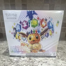 FACTORY SEALED!!! Pokemon TCG 2025 Prismatic Evolutions Elite Trainer Box ENG - Image 1