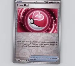 Love Ball 156/167 Reverse Holo UC Twilight Masquerade NM Pokemon - Image 1