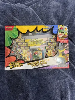 Pokemon TCG Mega Lucario Premium Poster Collection Ascended Sealed Brand New!! - Image 1