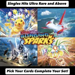 Pokemon Scarlet & Violet Surging Sparks Singles: You Pick! Full Art Ex UR SIR IR - Image 2