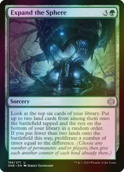 MTG Expand the Sphere Foil ** Phyrexia: All Will Be One ** English - Image 1