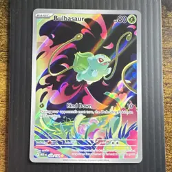 The Pokemon Company Bulbasaur ME01 Mega Evolution Holo Illustration Rare 133/132 - Image 1