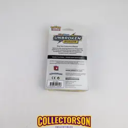 Pokemon Unbroken Bonds Booster Box Charizard Reshiram English 2020 3 Packs - Image 2