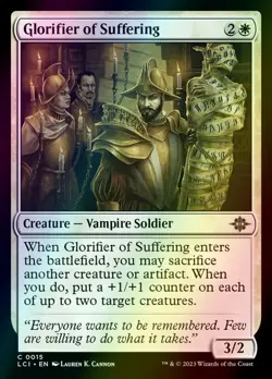 MTG Glorifier of Suffering Foil ** The Lost Caverns of Ixalan ** English - Image 1