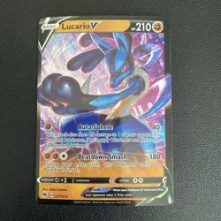 Pokemon TCG - Lucario V 027/073 - Champions Path - Image 1
