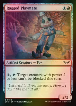 MTG Ragged Playmate Foil ** Duskmourn: House of Horror ** English - Image 1