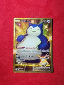 Pokemon - Snorlax (Secret) 224/198 Sword & Shield - Chilling Reign GOLD - NM - Image 1