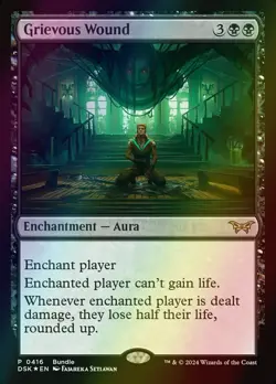 MTG Grievous Wound Bundle Boosterfun Foil ** Duskmourn ** English - Image 1