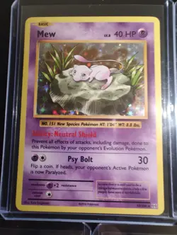 The Pokemon Company Mew 53/108 Evolutions Holo Rare 2016 Basic 40 HP English - Image 1