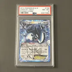 Pokemon TCG: 2012 Lugia EX (Team Plasma) 108/135 Plasma Storm Holo PSA 8 - Image 1