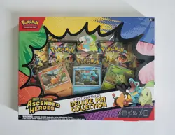 Pokemon TCG Ascended Heroes First Partner Deluxe Pin Collection Box Sealed New - Image 1