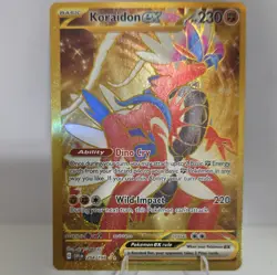 The Pokemon Company Koraidon ex 254/198 SV01 Hyper Rare Full Art Holo 230 HP EN - Image 1