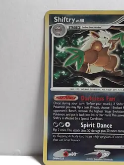 Shiftry 14/130 Diamond and Pearl Pokemon Rare Used Damaged Please See Pictures - Image 3