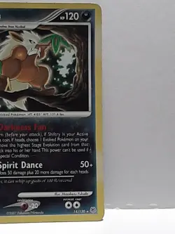 Shiftry 14/130 Diamond and Pearl Pokemon Rare Used Damaged Please See Pictures - Image 5
