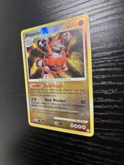 Pokemon Rhyperior 12/130 Diamond and Pearl Reverse Holo 2007 English - Image 4