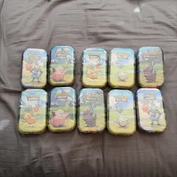 Pokemon TCG: Ascended Heroes Sealed Mini Tins - 2 Complete Art Sets - Lot of 10 - Image 1